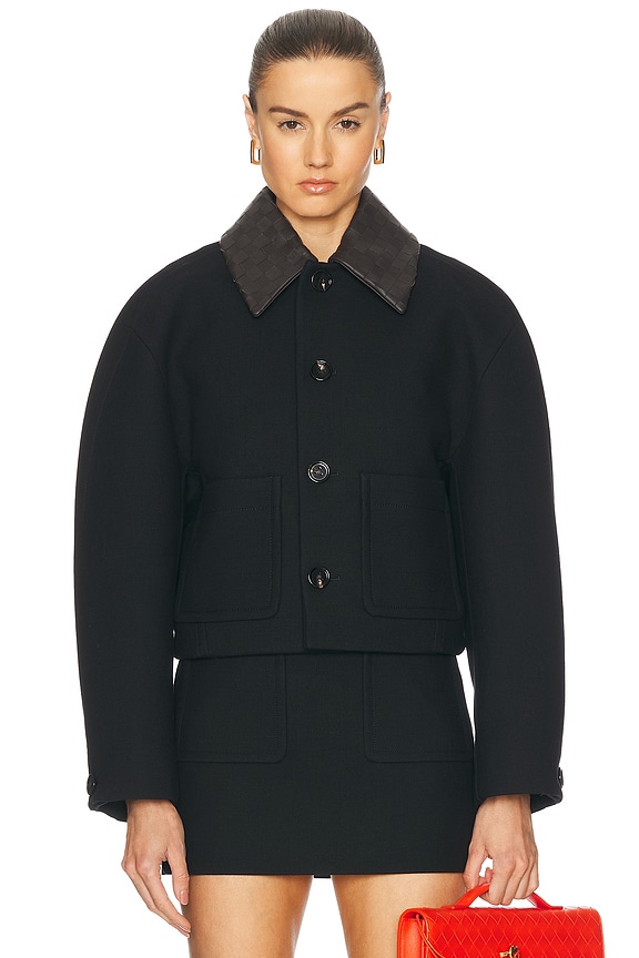 The Row Polli Jacket in Black | FWRD