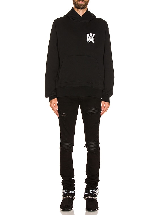 Amiri MA Core Logo Hoodie in Black | FWRD