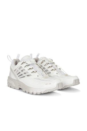 MM6 Maison Margiela x Salomon ACS PRO in White & Lunar Rock | REVOLVE