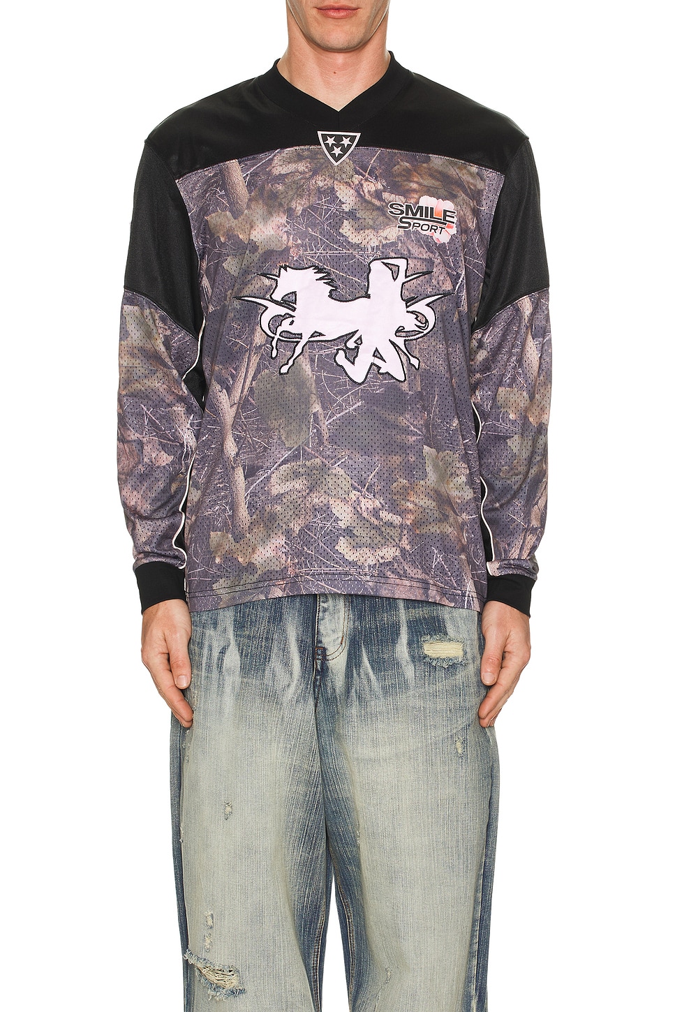 Jaded London Resident Hater Hockey Top in Tree Camo | REVOLVE