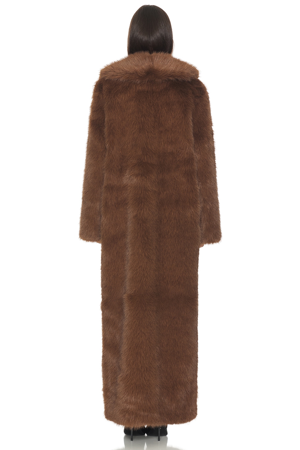 Lovers and Friends x Christina Elezaj Vincent Faux Fur Coat in