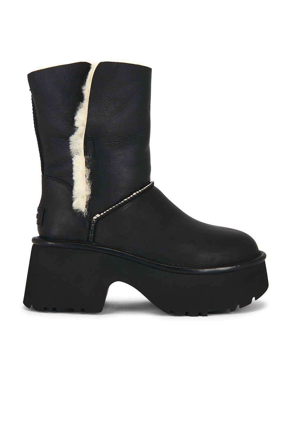 UGG Esmee Leather Boot in Black | REVOLVE
