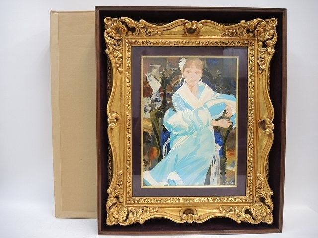 斎藤三郎、踊り小屋、希少画集画、新品額装付 Yahoo!オークション