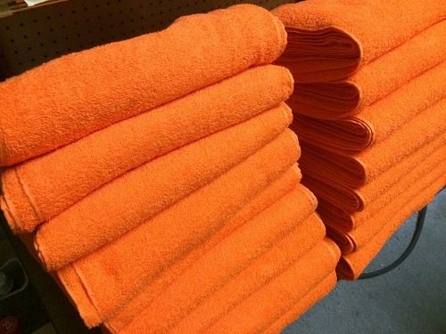 別注染めオレンジタオル｜スマイルブログ｜オリジナルタオル専門店いとへん