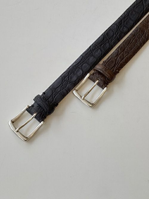Andrea D'AMICOアンドレアダミコ クロコベルト【全2色】 | ITAL STYLE WEAR