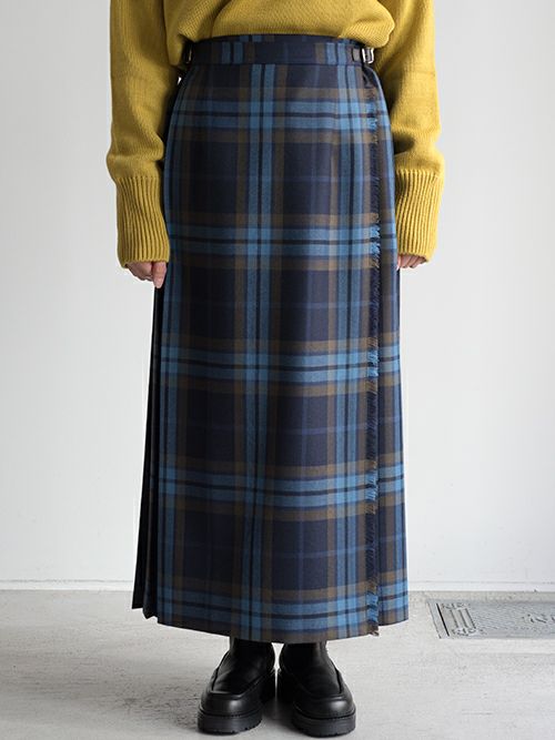 O'NEIL OF DUBLINオニール オブ ダブリン チェック柄ラップスカート