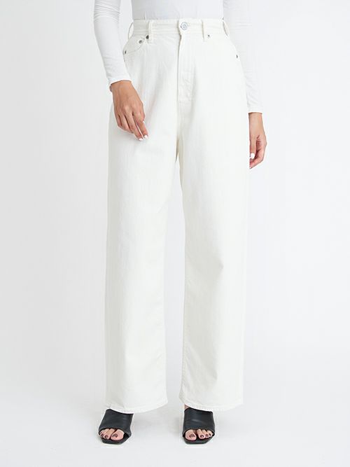 SALE】YANUKヤヌーク ホワイトデニムパンツ JOAN AWH(WHITE)57134228