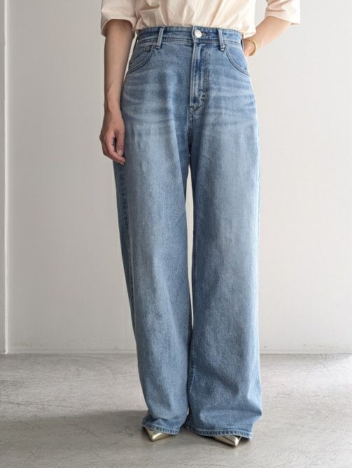 YANUK ヤヌーク デニムパンツ ルーズストレート JOAN 【全2色】 FVB