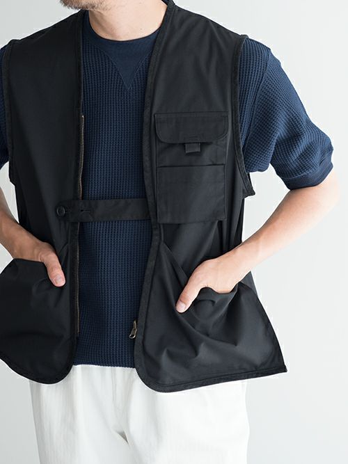 KENNETH FIELDケネスフィールド GUIDE VEST BLACK | ITAL STYLE WEAR