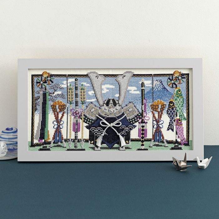 クロスステッチフレーム＜五月人形の段飾り＞ | リバティ 生地、編み物