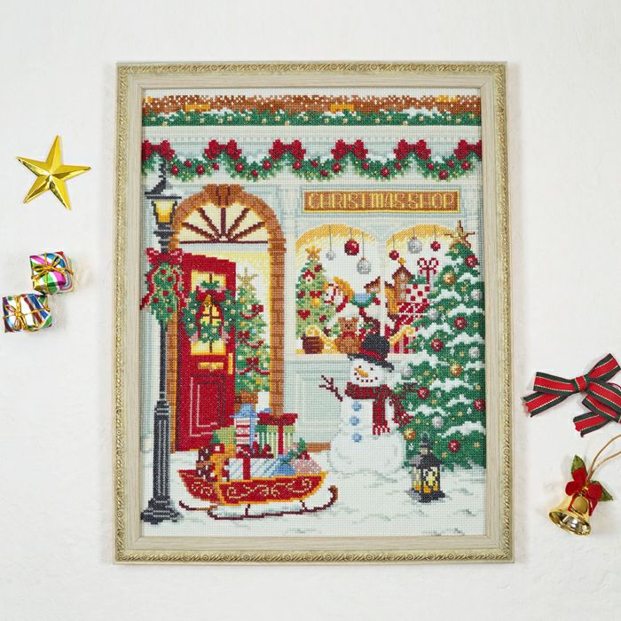 クロスステッチフレーム＜ハロウィンの訪れ＞ | リバティ 生地、編み物