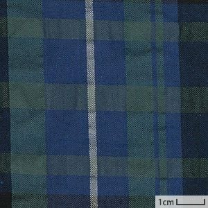 新潟見附産 麻混マドラスチェック＜02N＞生地 ホビーラホビーレ