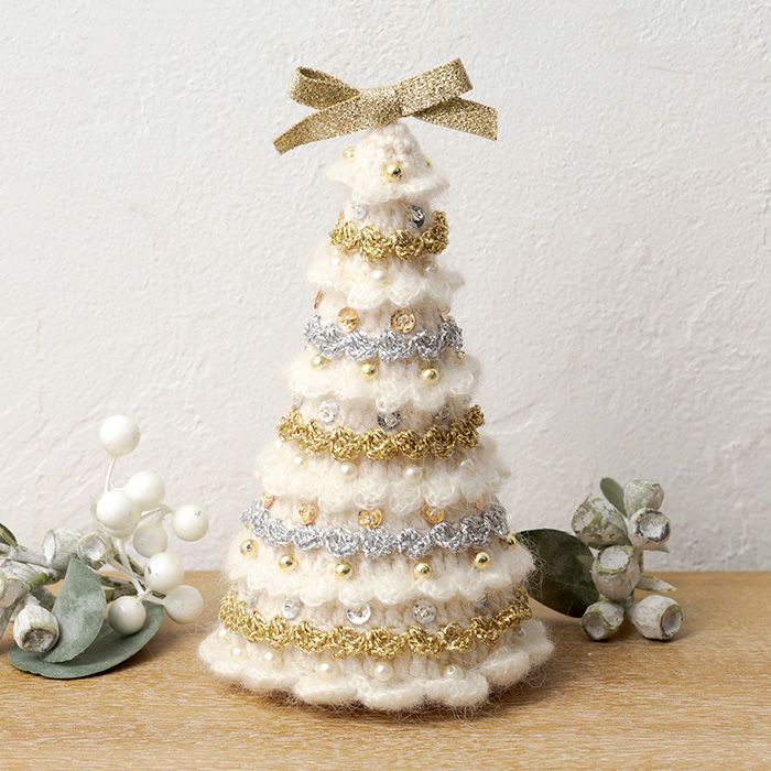クリスマスツリー＜ノエルドリュクス＞（編み物 材料セット