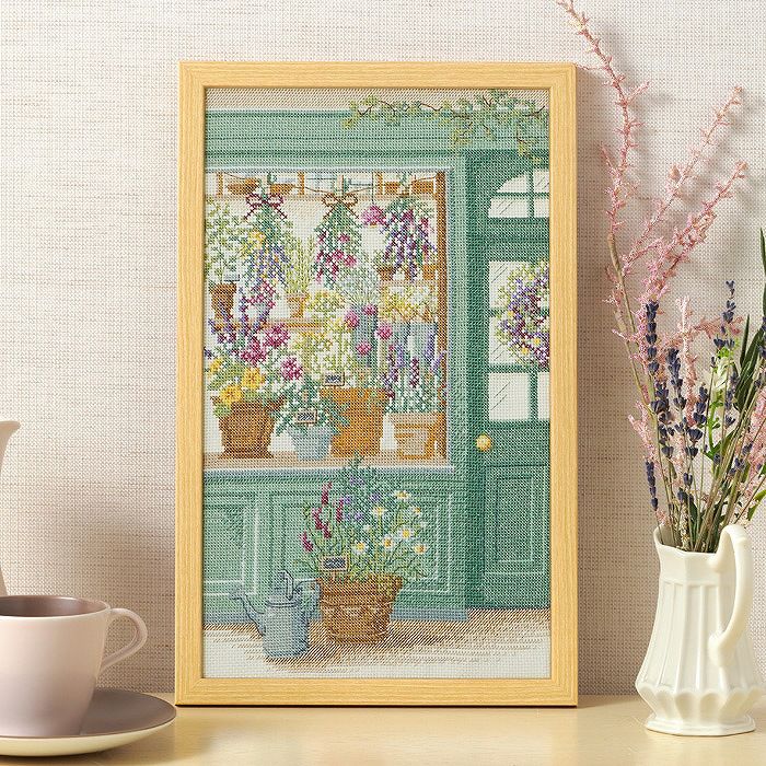 クロスステッチフレーム＜ハロウィンの訪れ＞ | リバティ 生地、編み物