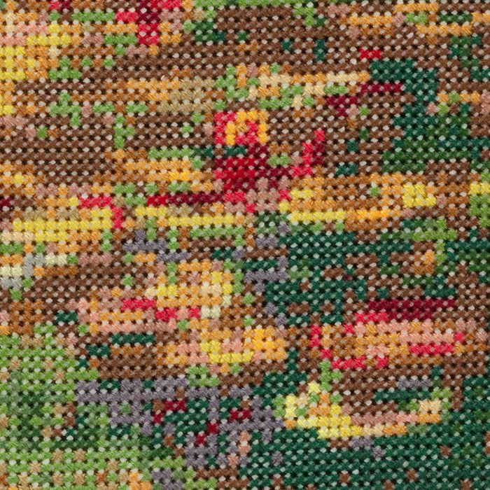 クロスステッチフレーム＜睡蓮の池2＞ | リバティ 生地、編み物、刺繍