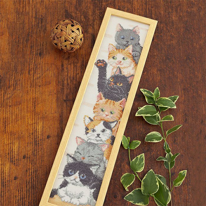 クロスステッチフレーム＜憧れのお庭から＞ | リバティ 生地、編み物