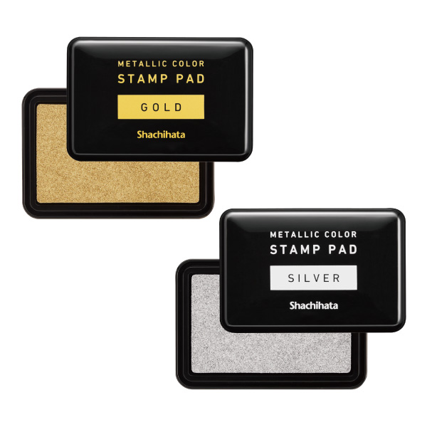 メタリックカラー スタンプパッド 専用補充インキ ゴールド 15ml|SPM