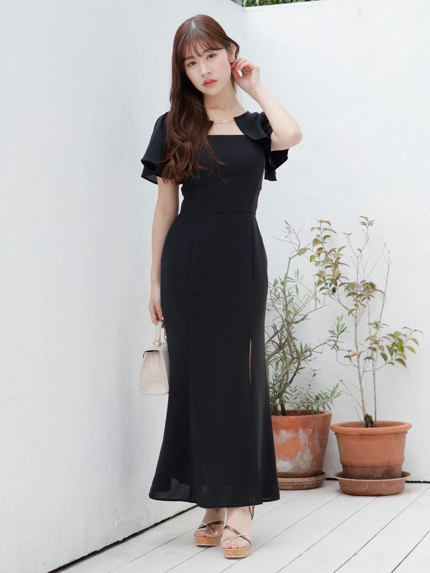 LIP SERVICE（リップサービス）｜ charme flower マーメイドワンピース