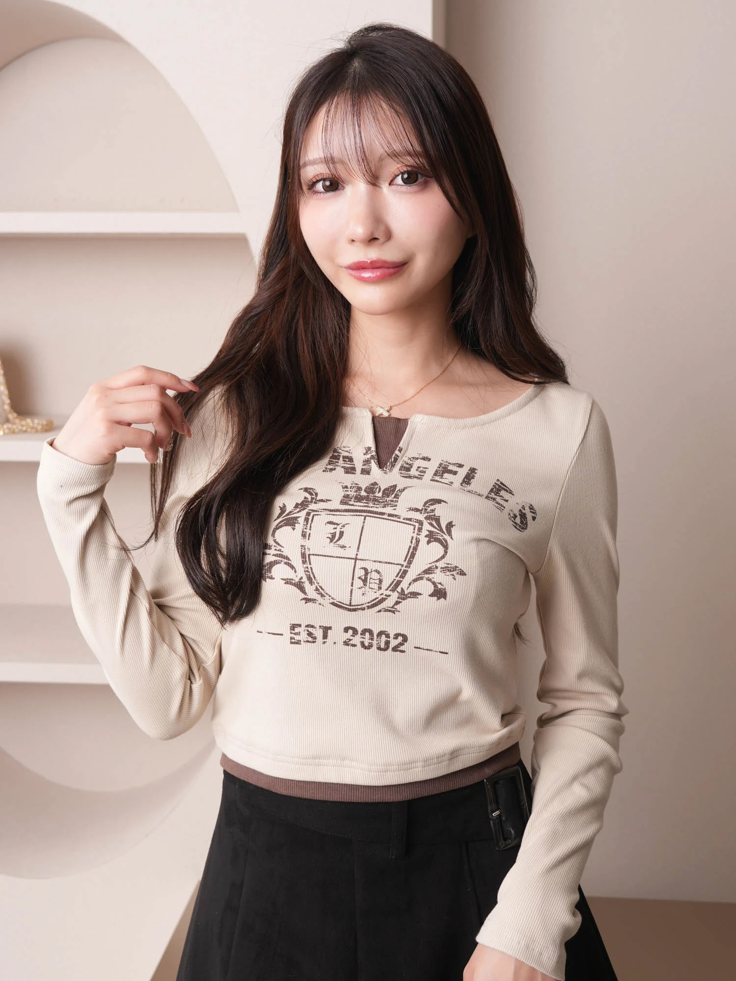 LIP SERVICE（リップサービス）｜ レトロプリントカットトップス