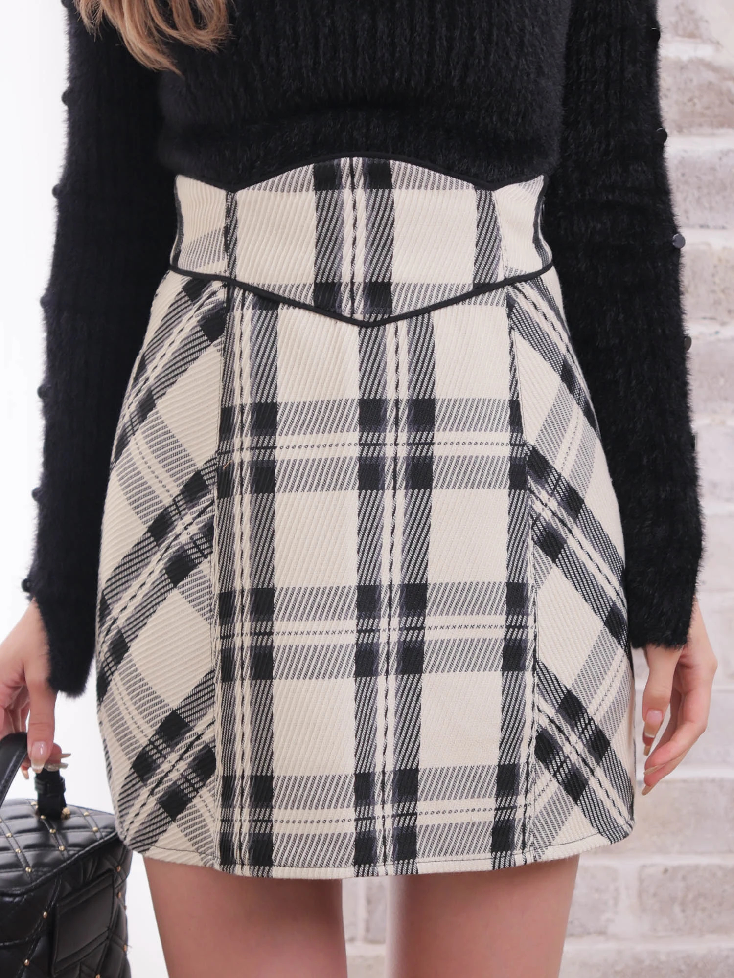 LIP SERVICE（リップサービス）｜ ウエストコルセットチェックミニ