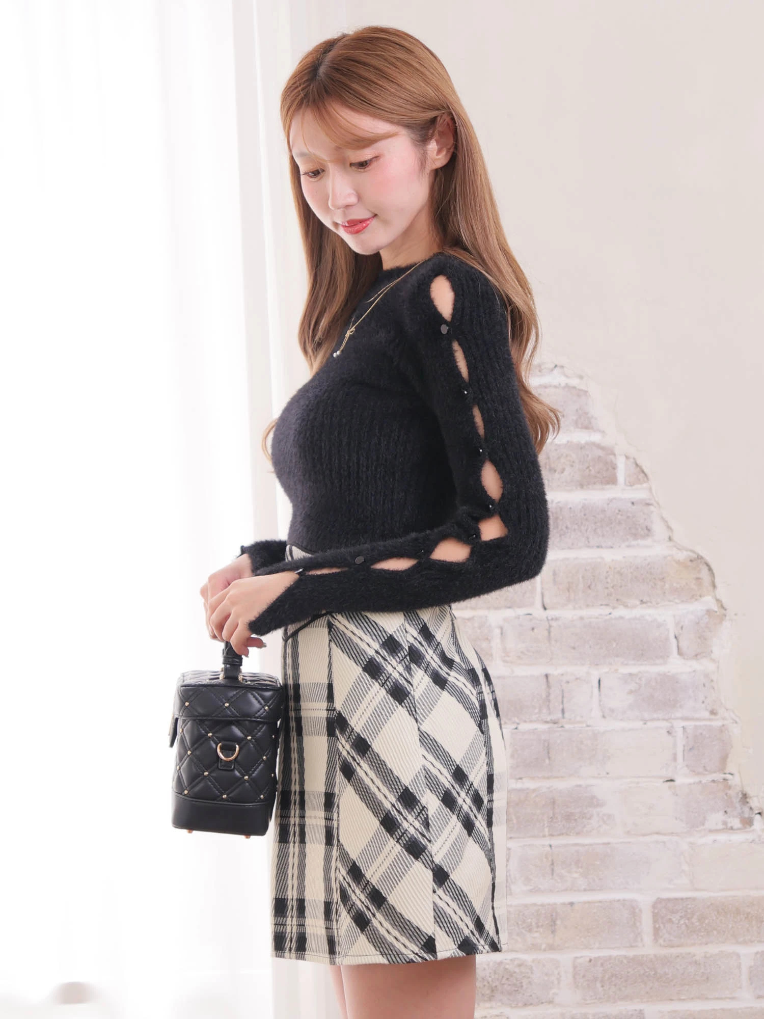 LIP SERVICE（リップサービス）｜ ウエストコルセットチェックミニ