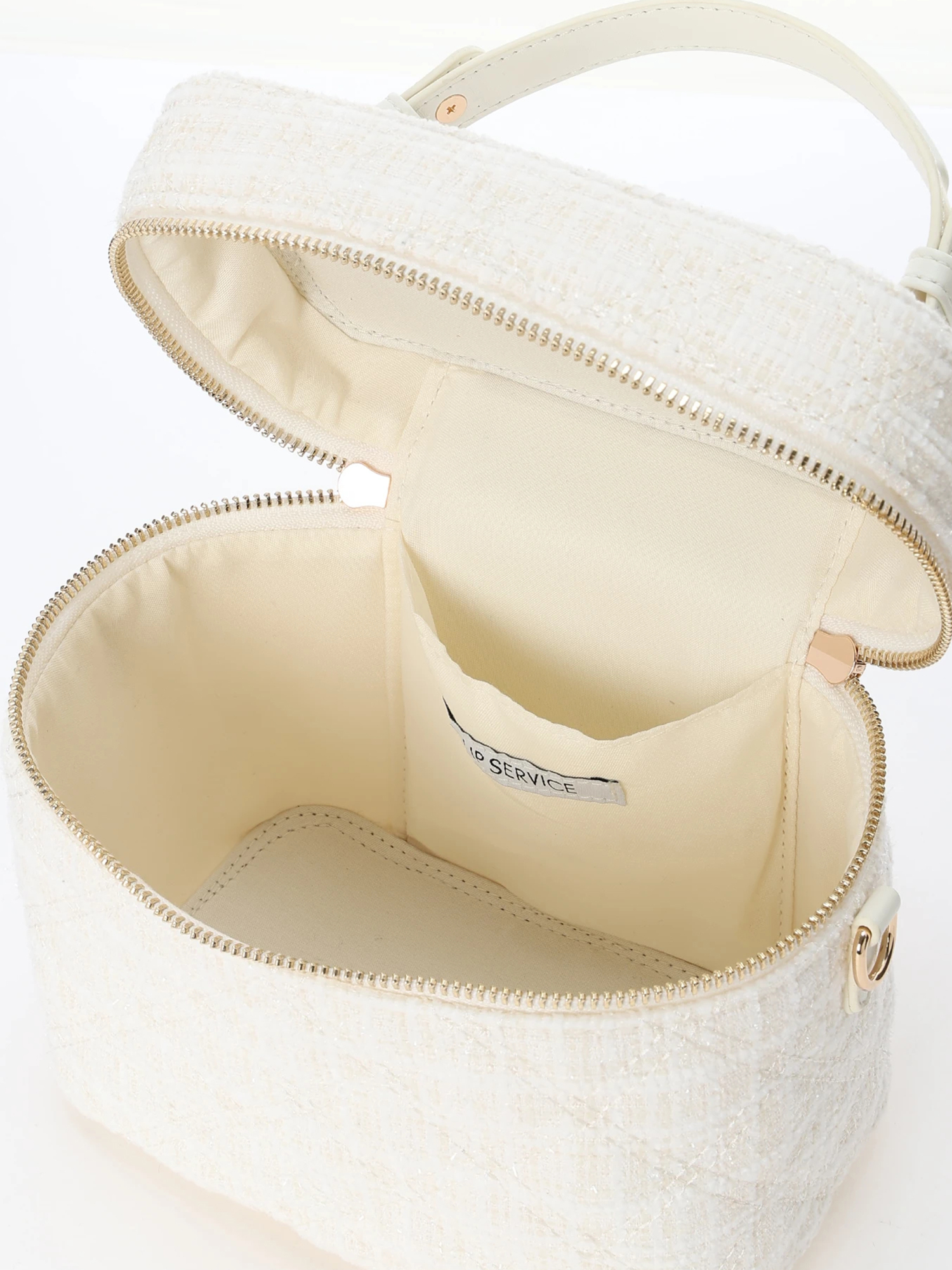 LIP SERVICE（リップサービス）｜ キルティングツイードバニティバッグ