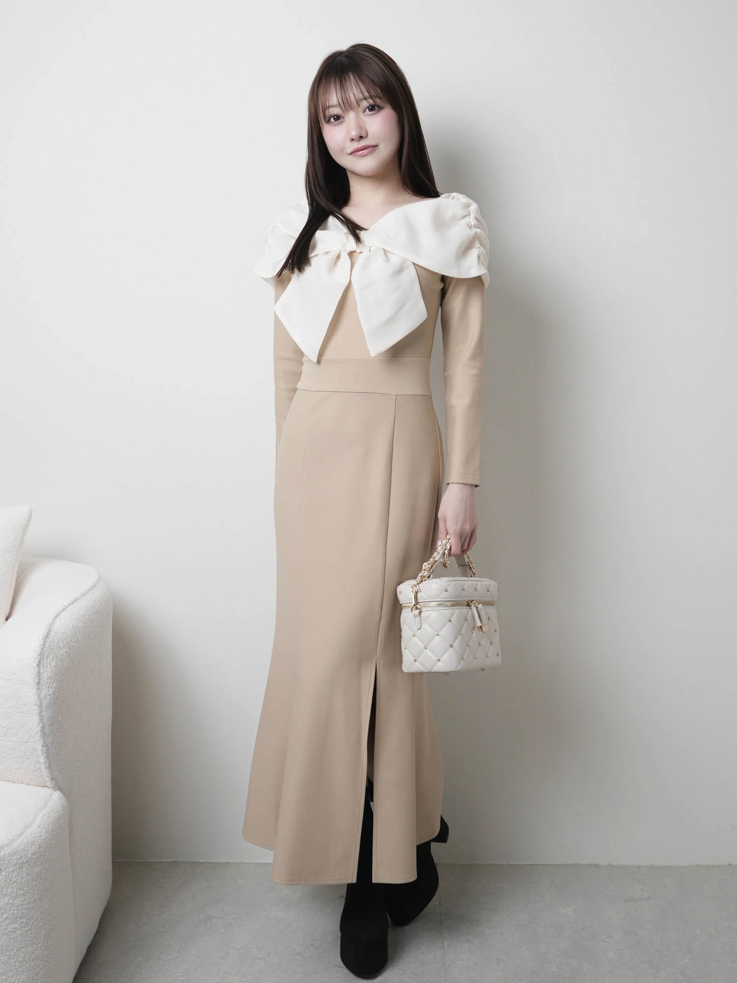 LIP SERVICE（リップサービス）｜ リボンオフショルバイカラー