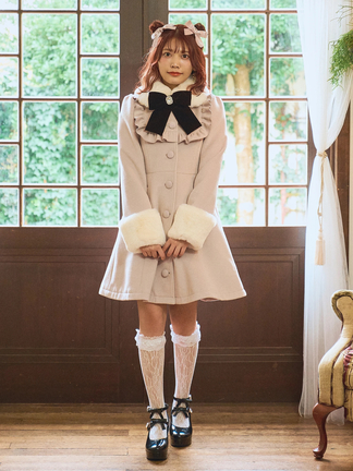 ビジューリボンドーリーコート - Ank Rouge(アンクルージュ)のコート