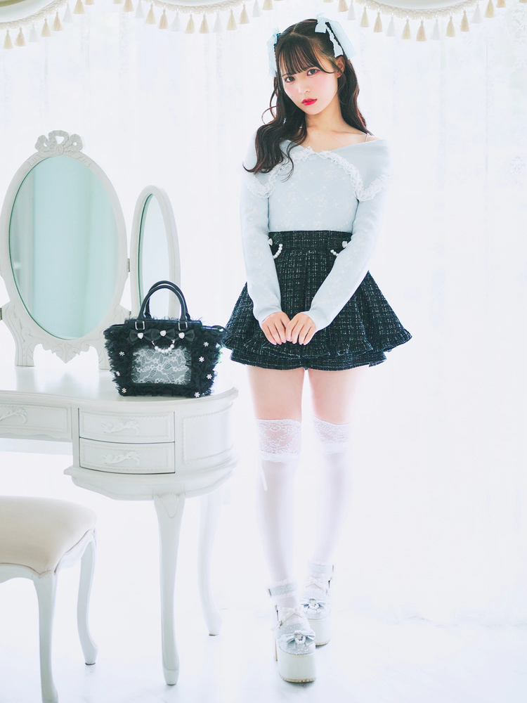 キラキラグリッターバレエコア厚底シューズ - Ank Rouge(アン