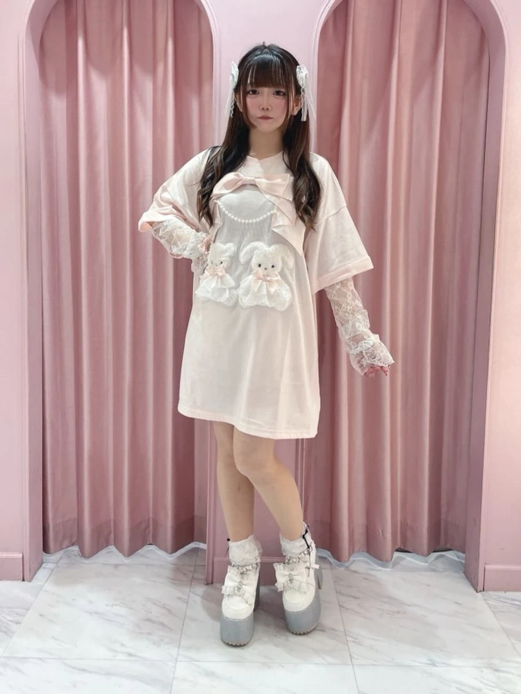 クラウンリボンシューズ - Ank Rouge(アンクルージュ)のパンプス