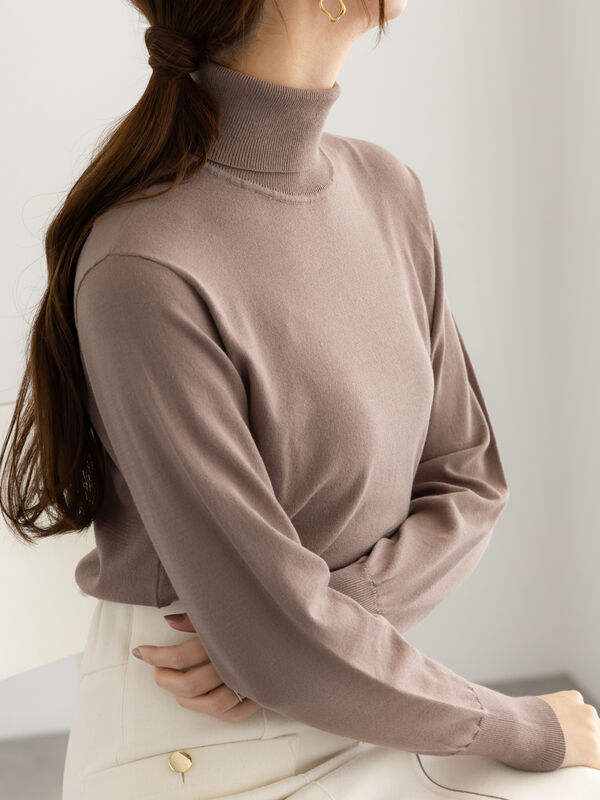 セール】 【宮本茉由着用】タートルネックプルオーバー《2025winter