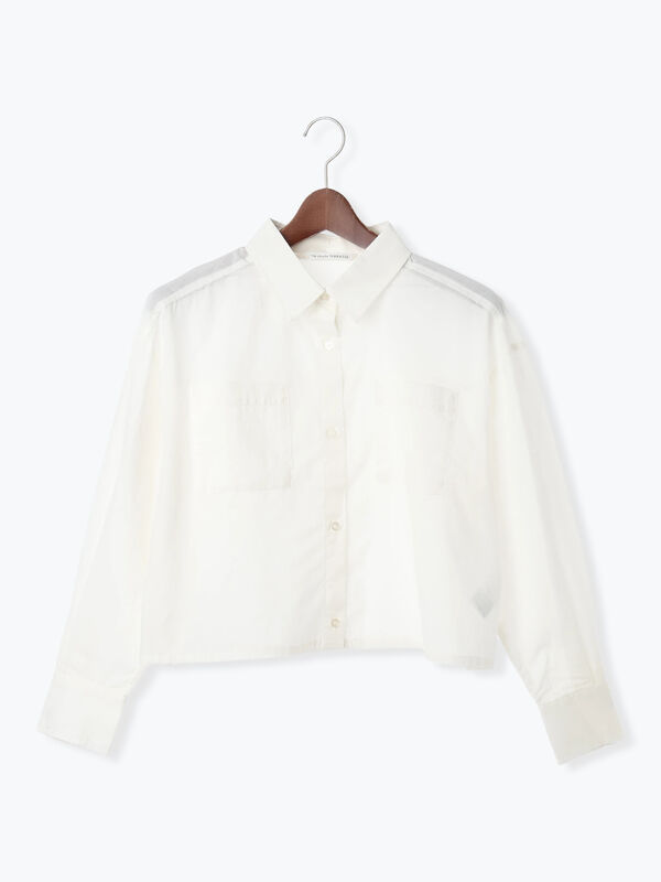 セール】 アソートクロップドシャツ（オフホワイト/ベージュ/ブルー