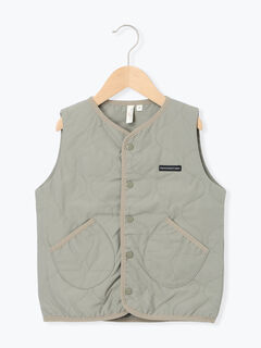 セール】 キルティングベスト（ダークブラウン/カーキ/アウター/ベスト