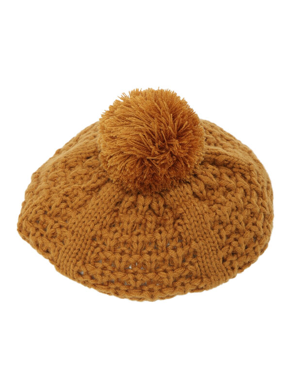 セール】 ニットベレー帽（キャメル/キナリ/アクセサリー/ハット・帽子