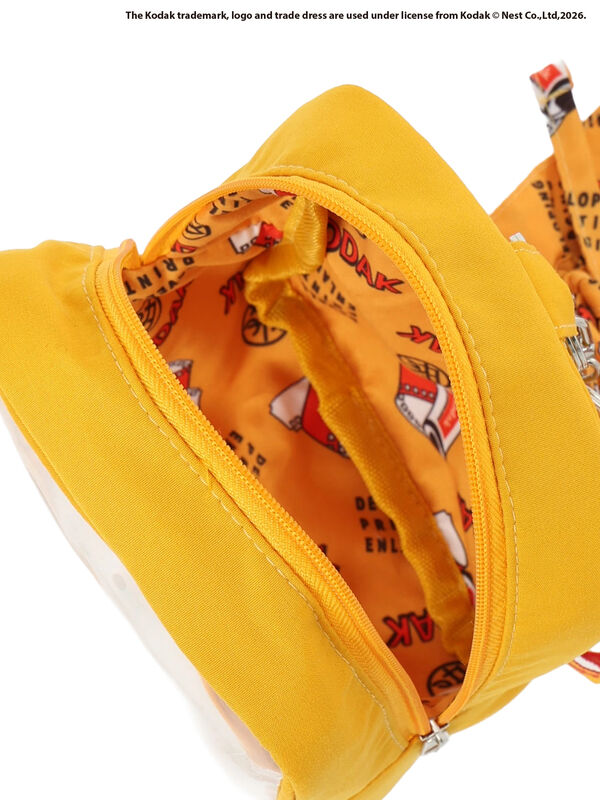 セール】 【KODAK】総柄スマホストラップ付ポーチ（オフホワイト