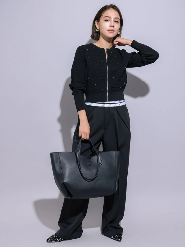 マーベルトデザインパンツ（ボトムス/パンツ）【セール】｜Te chichi