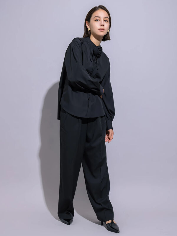 マーベルトデザインパンツ（ボトムス/パンツ）【セール】｜Te chichi