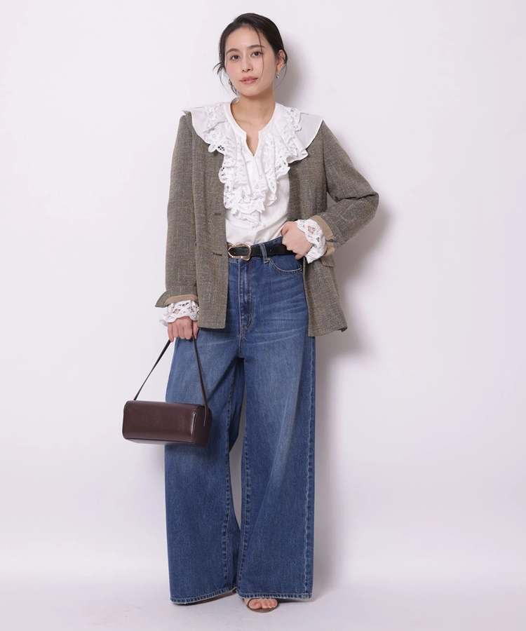 ローウエストワイドパンツ | デニム | Arpege story（アルページュ