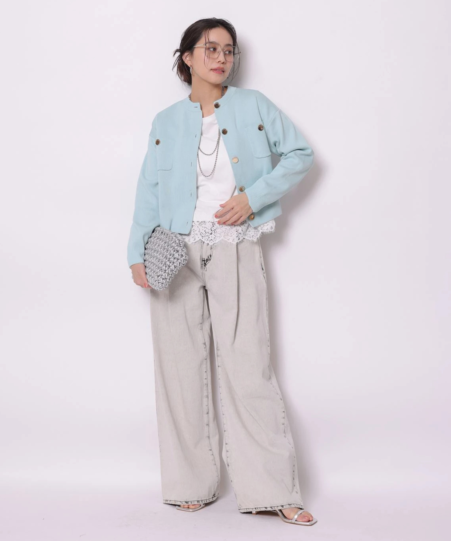 ハイブリーチワイドデニム | デニム | Arpege story（アルページュ