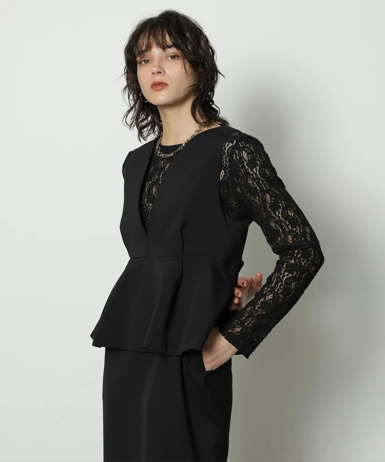 ぷくぷくレーストップス | シャツ・ブラウス | CADUNE（カデュネ