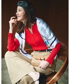 シャツレイヤードライクニット | ニット | JUSGLITTY（ジャス