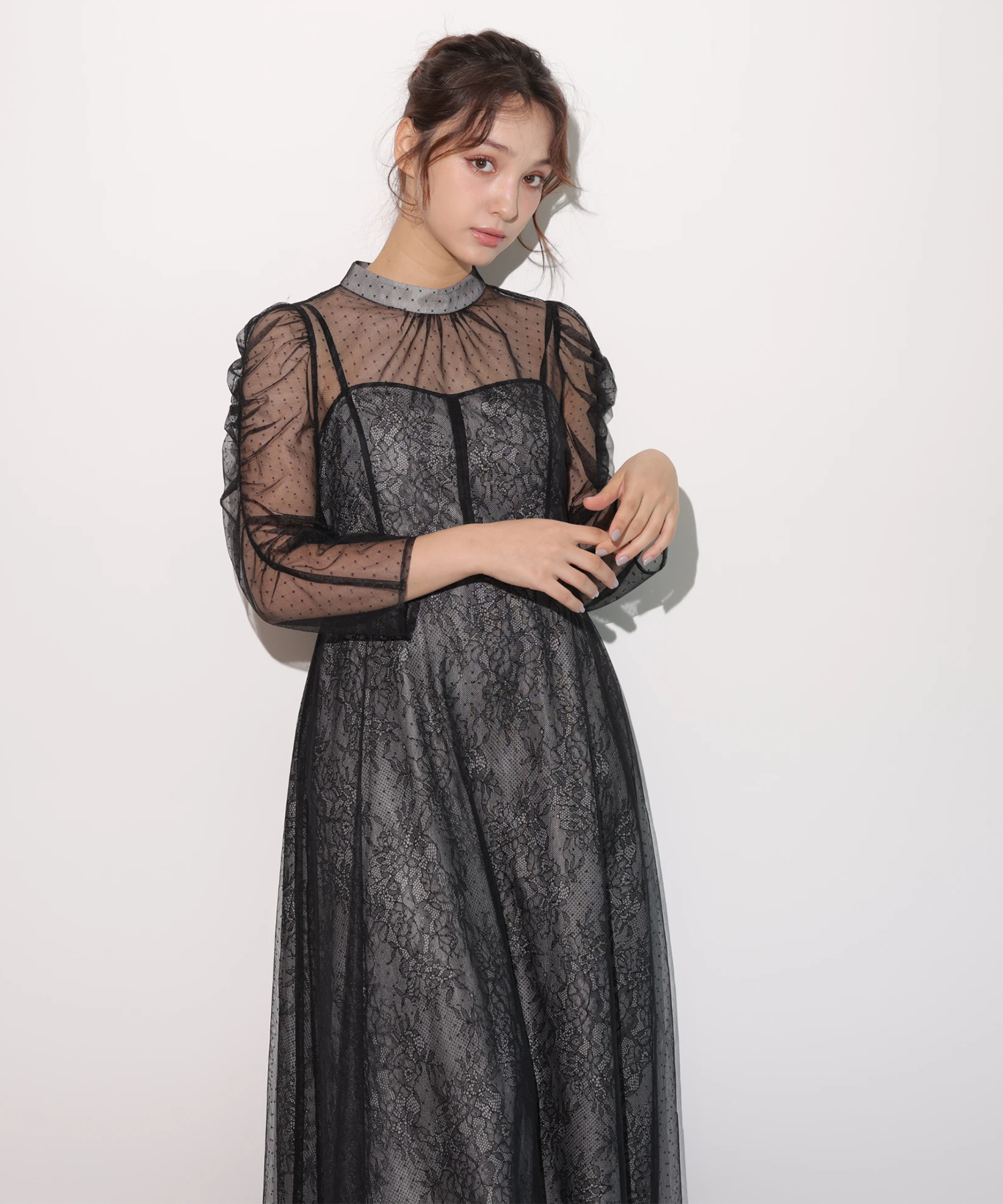 チュールレースコルセットドレス | ドレス | Rirandture（リランド