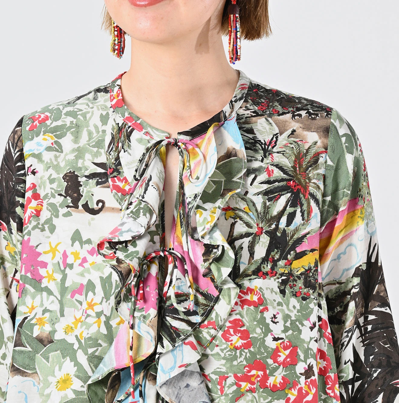 45R（フォーティファイブアール）| アイリーアロハプリントのドレス