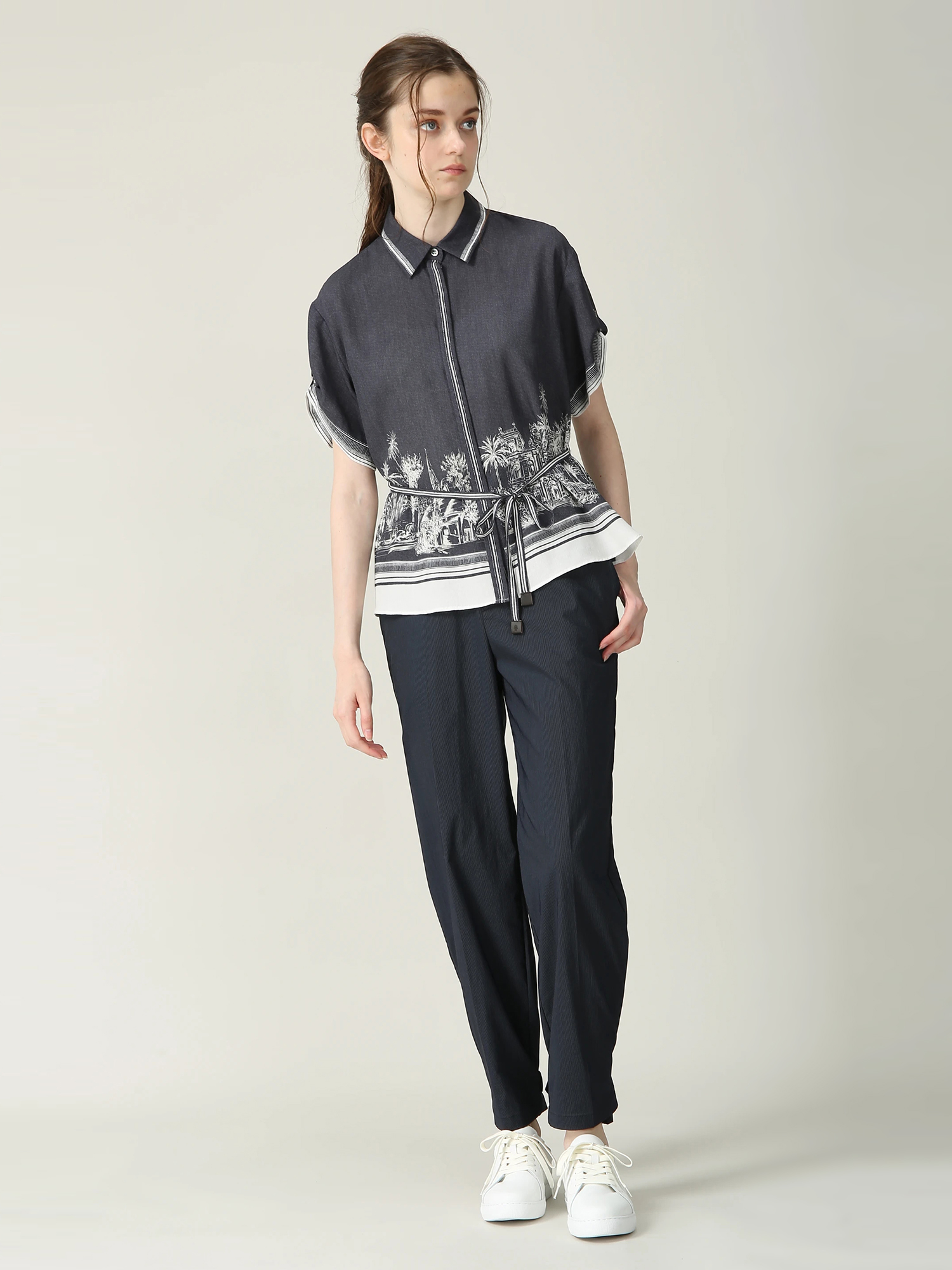 ローグストレッチ ストライプ パンツ ｜ MORABITO BLANC（モラビト