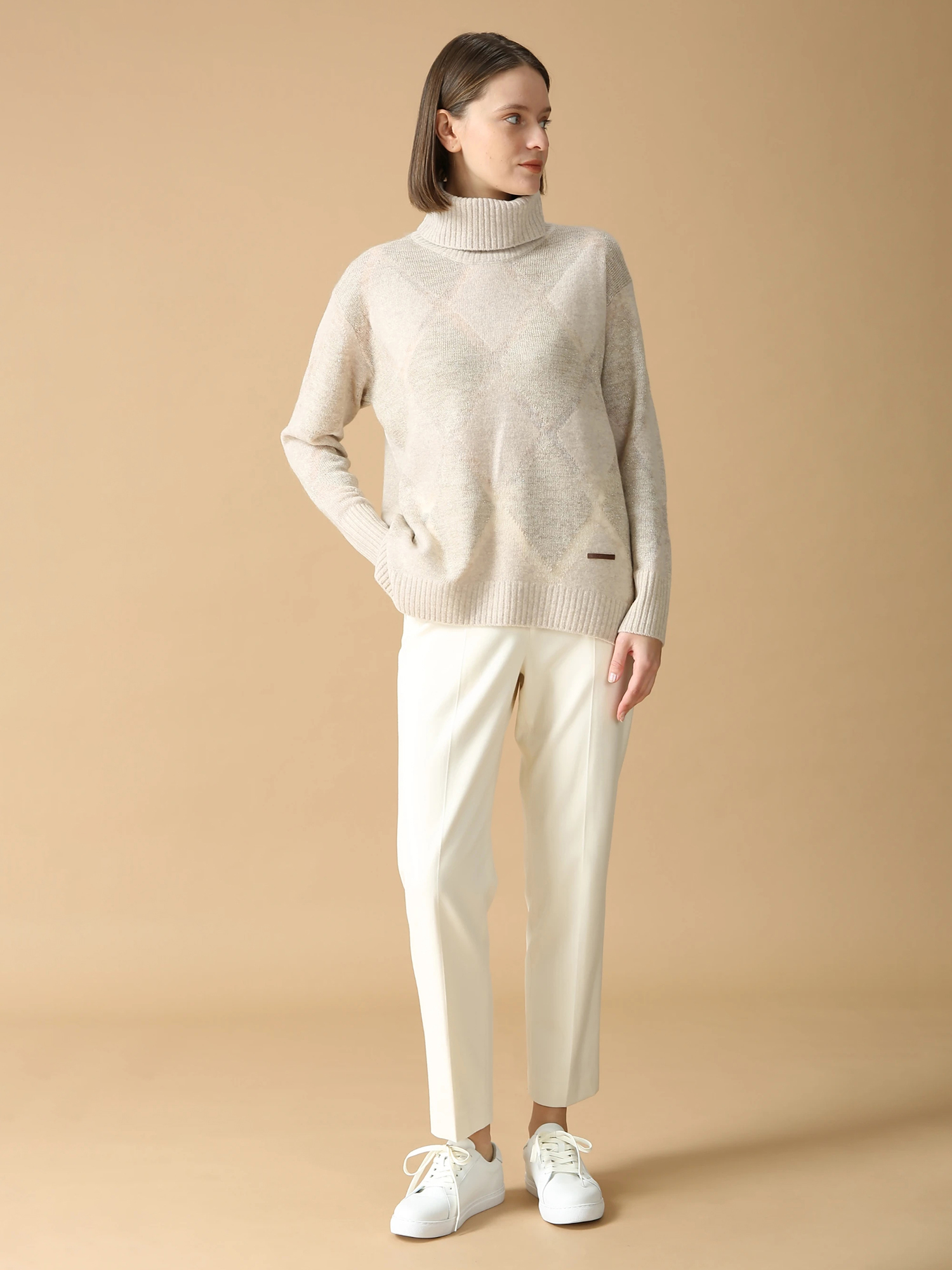 ニューイングランド ハイネック ニット セーター ｜ MORABITO BLANC