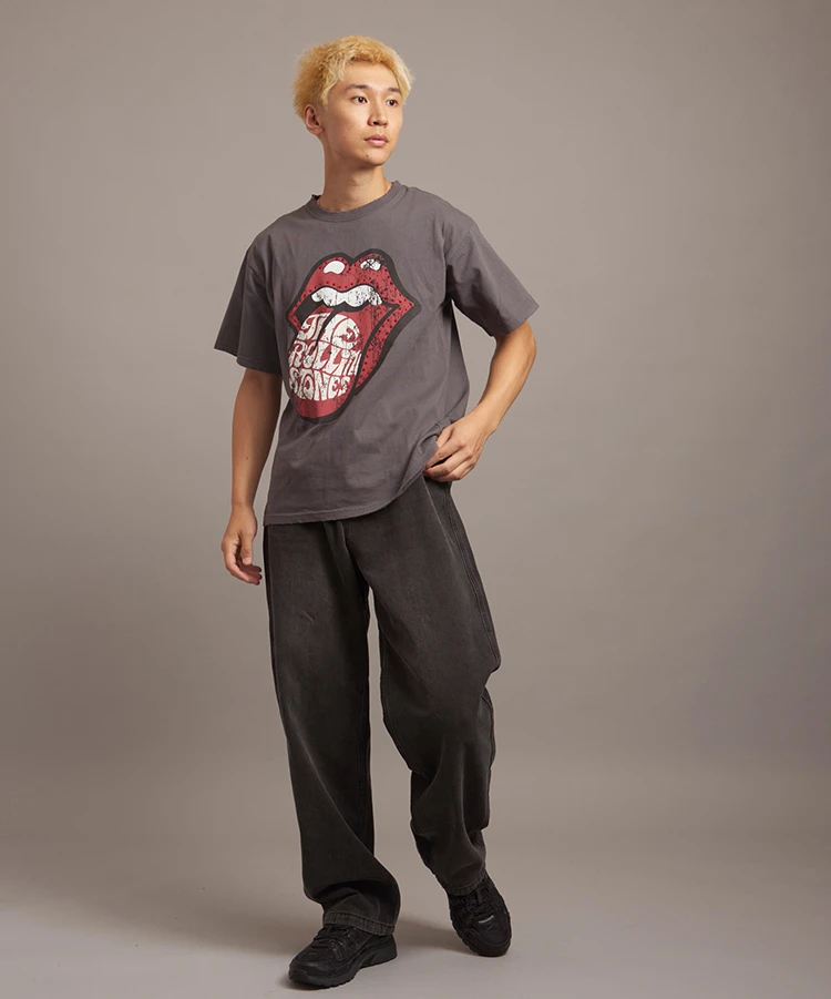 The Rolling Stones×JACKROSE】 PRINT&LINESTONE SS TEE(MENS