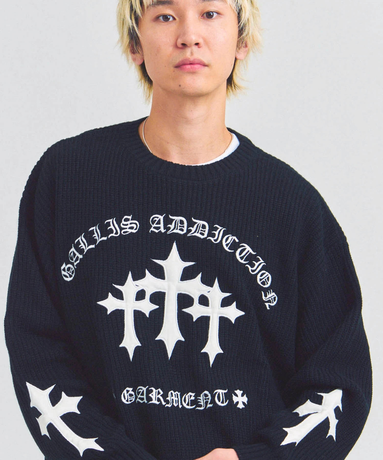 GA CROSS-APPLIQUE KNIT(MENS)｜ファッション通販 SANKO BAZAAR