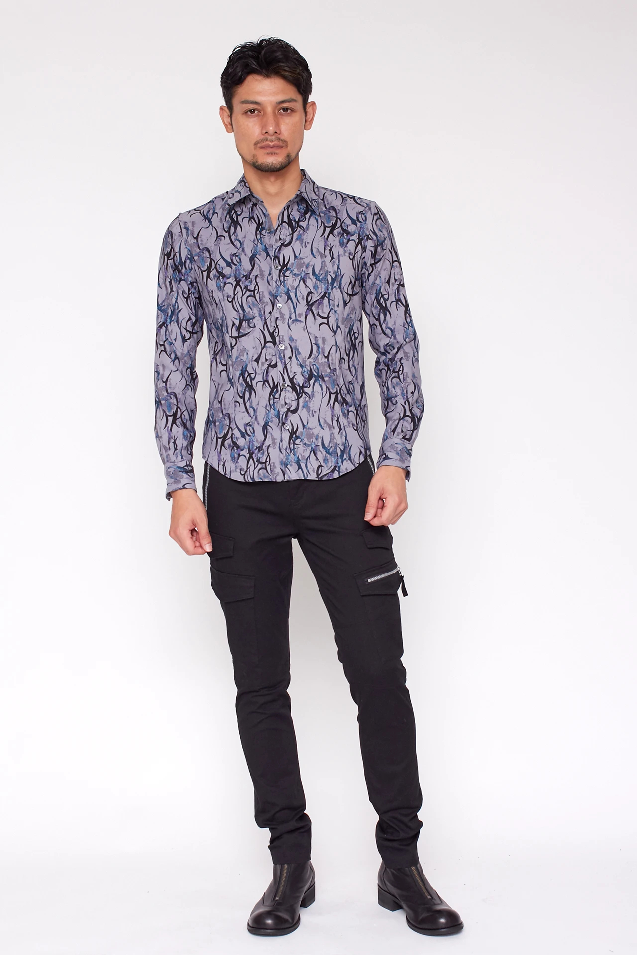 TORNADO MART∴トライバルカモプリントシャツ / TORNADO MART