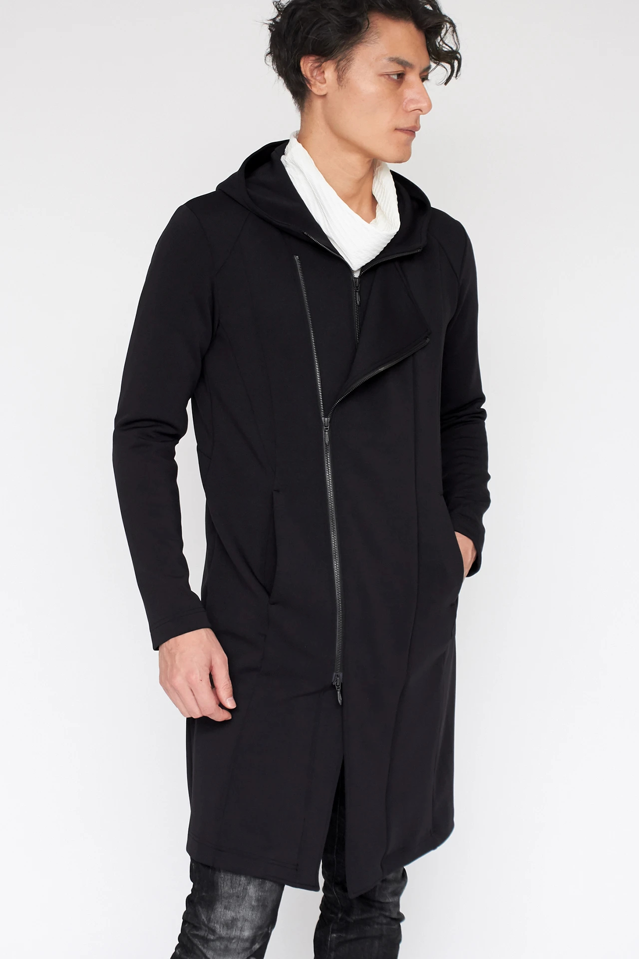 TORNADO MART∴ダブルZIPレイヤーロングフーディ / TORNADO MART