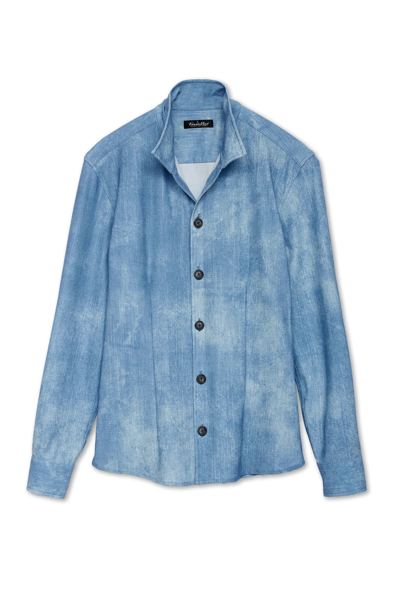 TORNADO MART∴メッシュHTムラデニムプリントシャツ / TORNADO MART